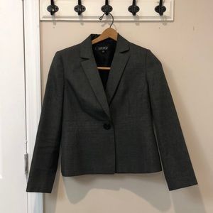 Gray dress blazer